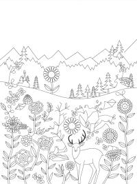 Explore the Beauty of Nature Coloring Pages for Relaxation and Creativity