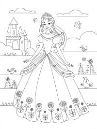 Enchanting Princess Coloring Pages for Creative Kids