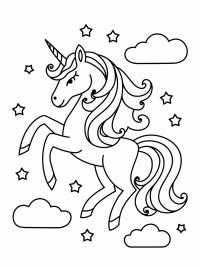 Discover the Magic of Rainbow Unicorn Coloring Pages