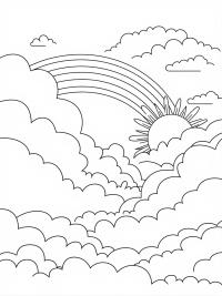 Sky Coloring Page: Unleash Your Creativity