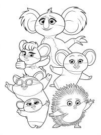Explore the World of Sing 2 Coloring Pages for Creative Fun
