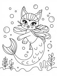 Discover the Joy of Creativity with a Mercat Coloring Page