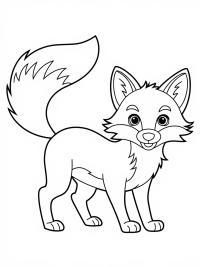 Explore the Wonders of a Fox Coloring Page