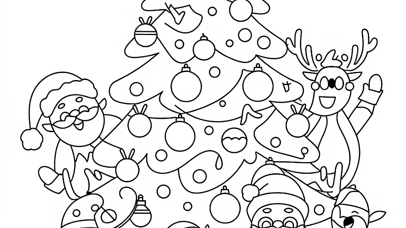 Engaging Free Christmas Coloring Sheets for All Ages