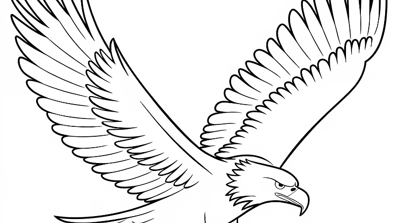 Eagle Coloring Page: Fun and Creativity for All Ages