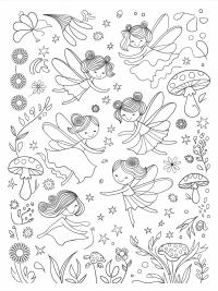 Discover Enchantment with Fairy Coloring Pages for Adults