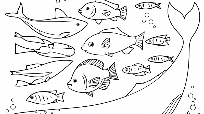 Explore the World of Fish Coloring Images: Fun for All Ages