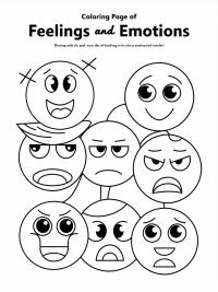 Exploring Emotions with Feelings Coloring Pages