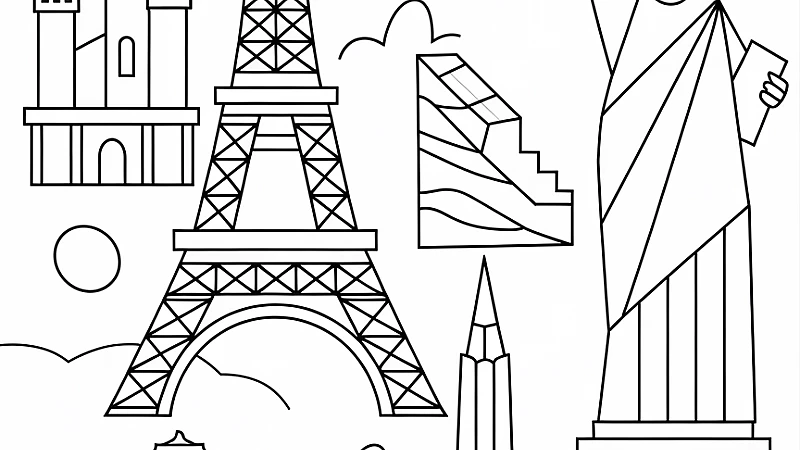 Explore the World with Creative World Coloring Pages
