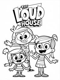 Explore the Fun World of Loud House Coloring Pages