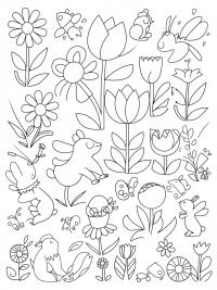Explore Beautiful Free Spring Coloring Pages for All Ages