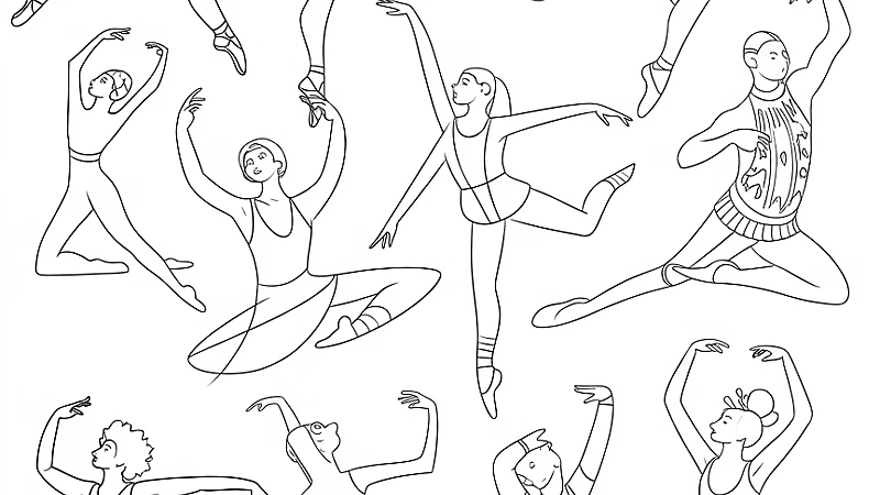 Dance Coloring Pages: Unleash Your Creativity While Celebrating Movement