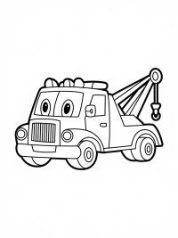 Explore Creative Tow Truck Coloring Pages for Kids