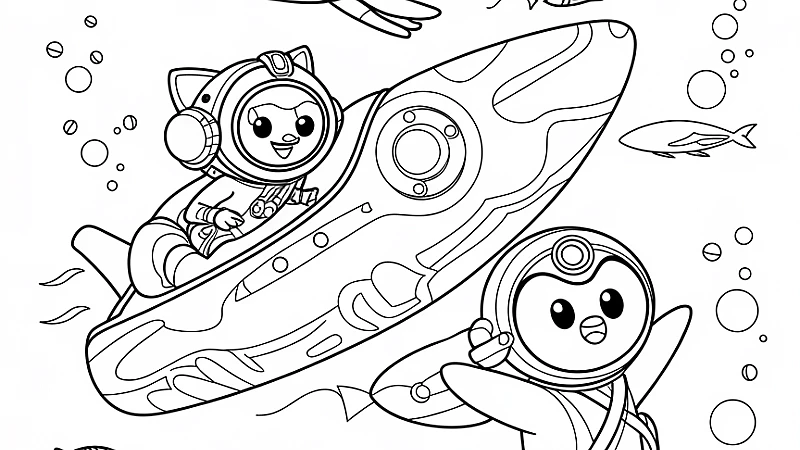 Dive into Creativity with Octonauts Coloring Pages