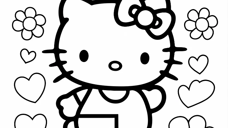Explore Fun with Hello Kitty Coloring Sheets for Creative Kids