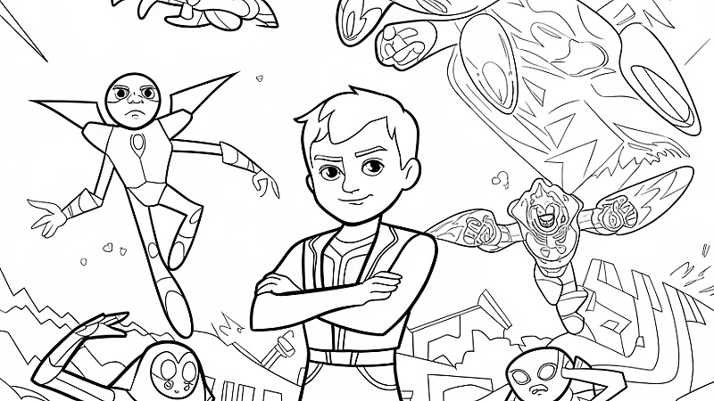 Explore the Exciting World of Ben 10 Coloring Pages