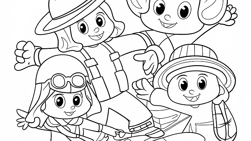 Explore the World of Big City Greens Coloring Pages