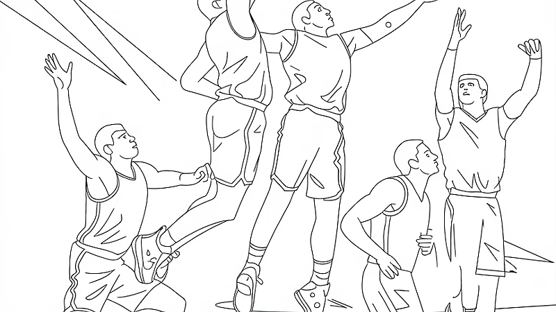 Discover Fun and Creativity with a Basketball Coloring Page