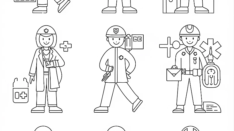 Community Helpers Coloring Pages: Fun and Educational Activities