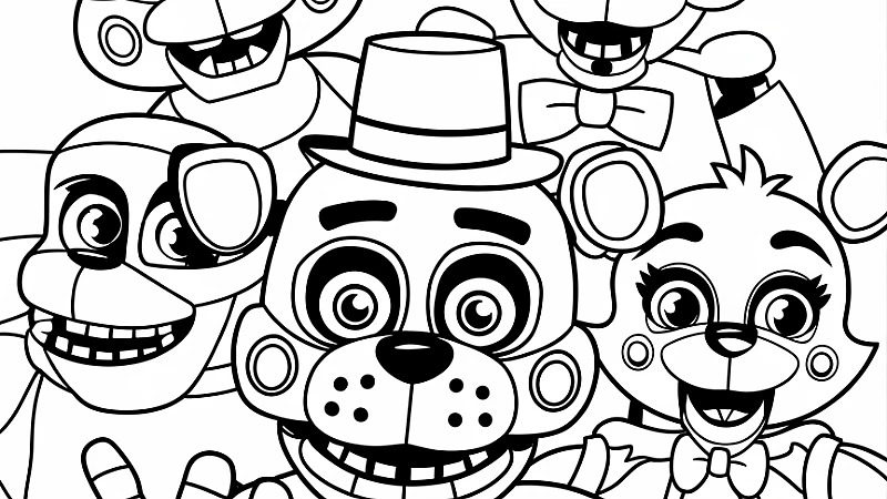 Creative and Fun FNAF Coloring Page Ideas for Fans