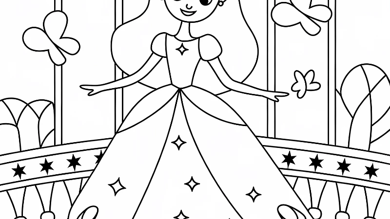Princess Coloring Pages Printable: Unleash Your Child's Creativity