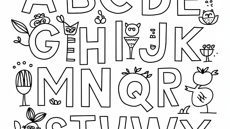 Discover the Joy of Creativity with Alphabet Lore Coloring Page