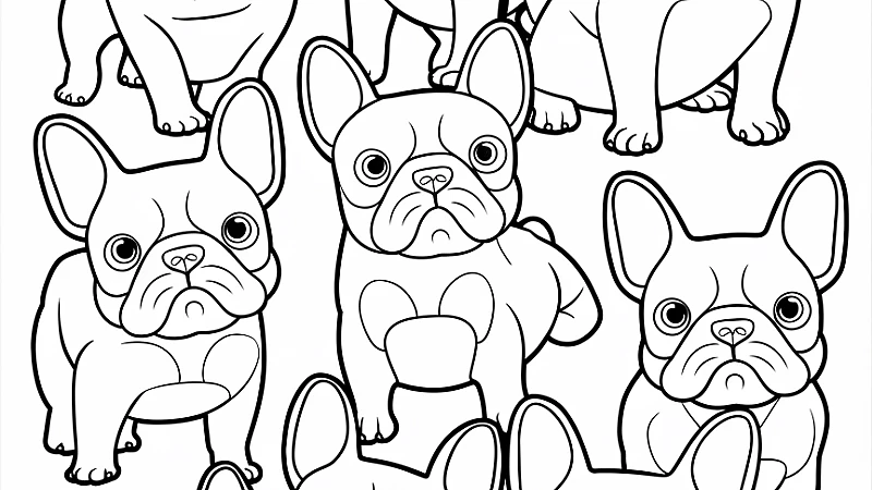 Discover Fun and Creativity with French Bulldog Coloring Pages