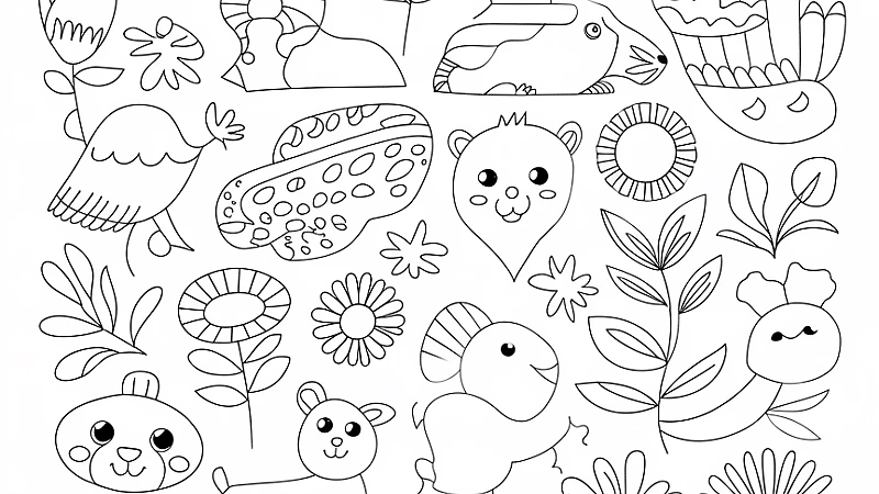 Discover the Joy of Mini Coloring Pages for All Ages