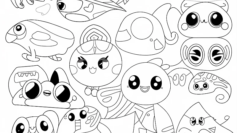 Gacha Coloring Pages: Unleash Your Creativity with Fun Designs