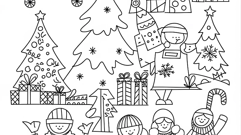 Free Christmas Coloring Pages for Adults: Unleash Your Creativity This Holiday Season