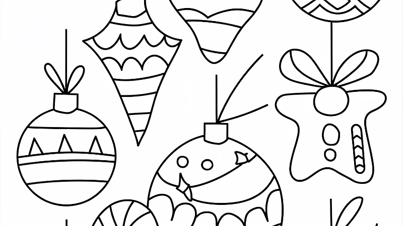 Discover the Joy of Christmas Ornament Coloring Pages