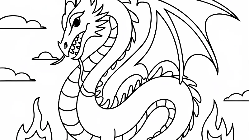 Dragon Coloring Pictures: Unleash Your Creativity with These Amazing Designs