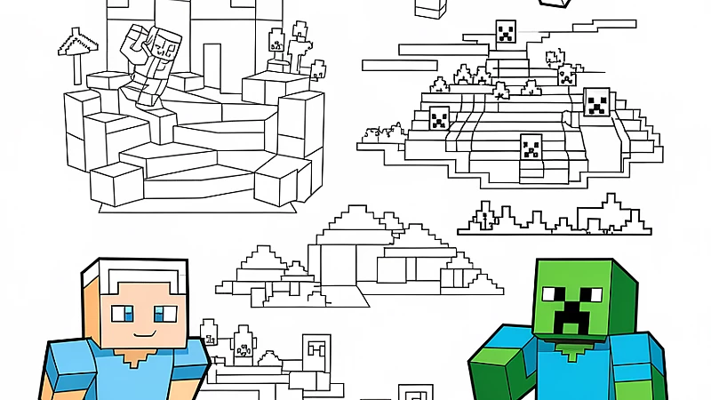 Discover the Fun of Minecraft Coloring Sheets