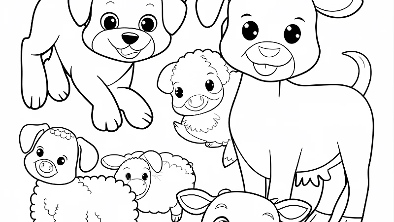 Discover the Joy of Easy Cute Coloring Pages
