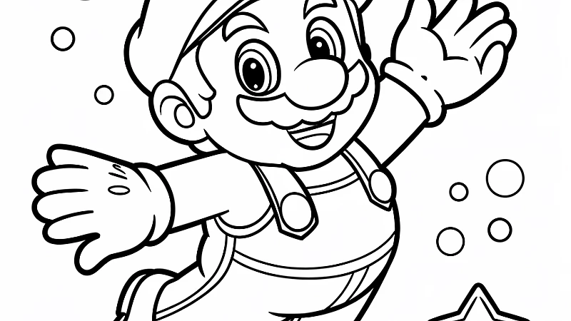 Explore Fun and Creative Mario Coloring Pages to Print