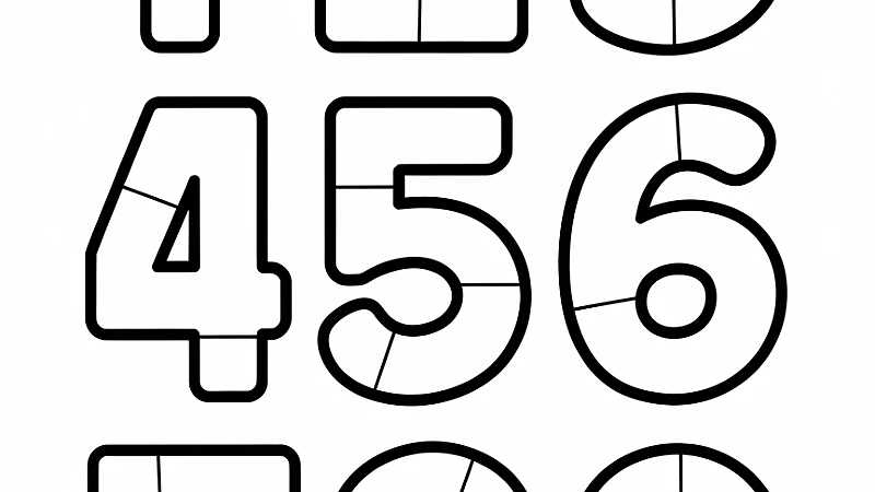 Unleash Creativity with Number Coloring Pages