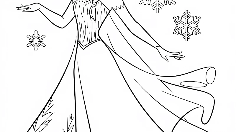 Elsa Coloring Pages Printable: Unleash Your Creativity
