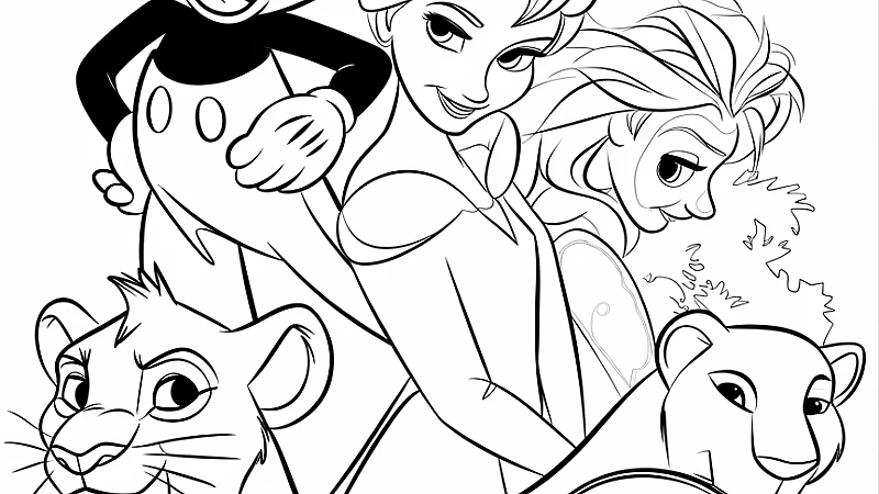 Discover the Magic of Disney Coloring Pages