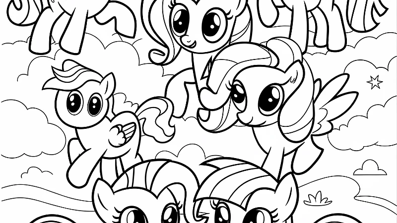 Coloring Pages My Little Pony: Unleash Your Creativity