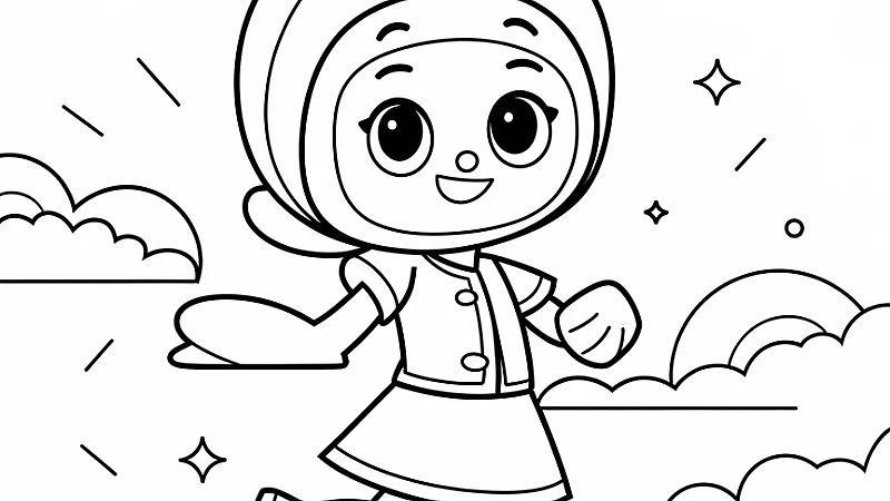 Rainbow Friends Blue Coloring Pages: Fun and Creativity Combined