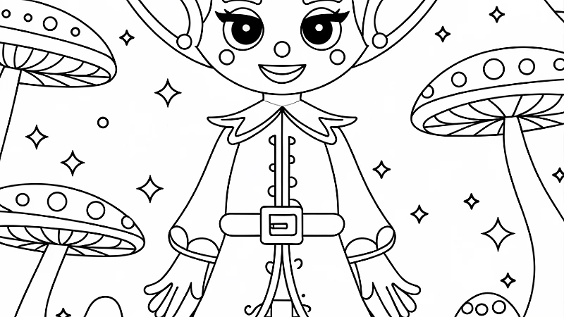 Discover the Magic of Elf Coloring Pages