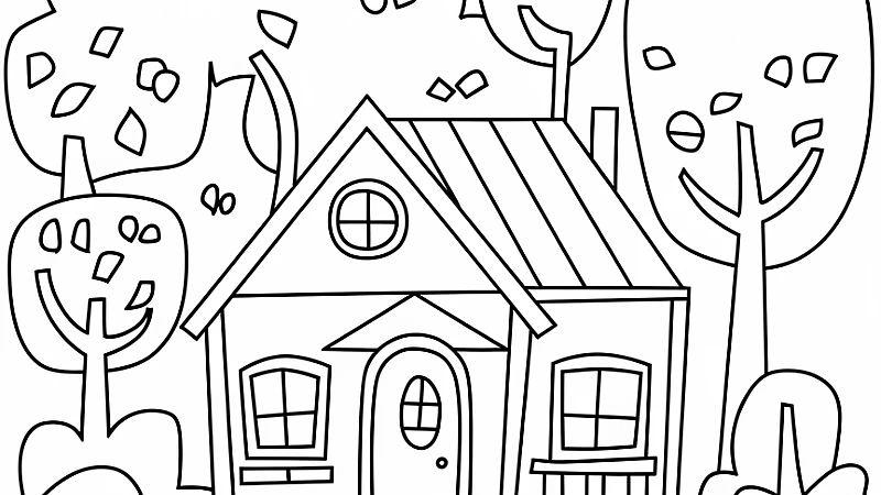 House Colouring Pictures: Unleash Your Creativity