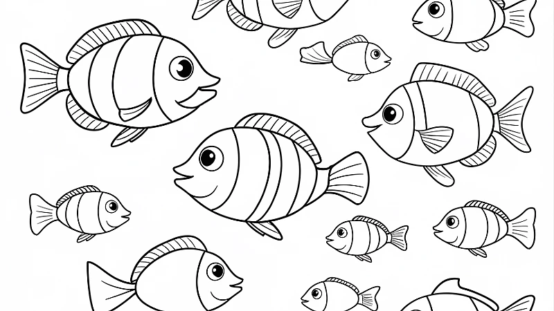 Explore the Joy of Fish Colouring Images