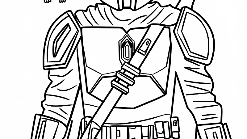 Explore Creativity with Mandalorian Coloring Pages