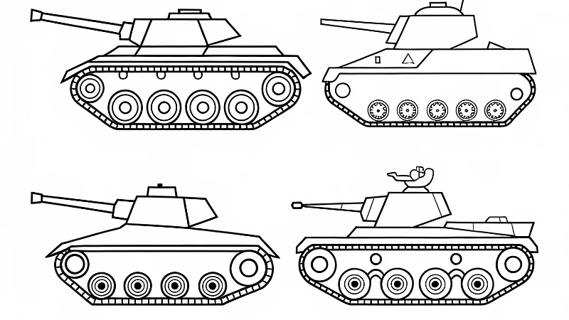 Explore the World of Tank Coloring Pages and Unleash Your Creativity