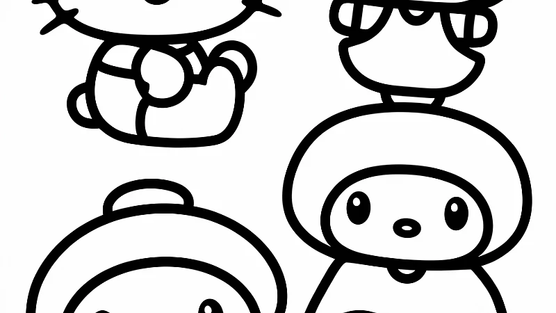 Discover the Joy of Creativity with a Sanrio Coloring Book