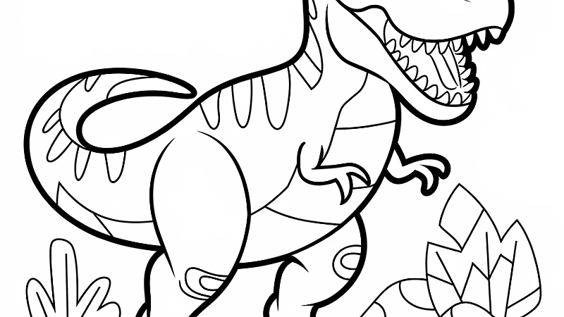 Dive into Creativity with T Rex Colouring: Unleash Your Inner Artist