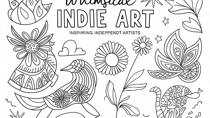 Indie Coloring Pages: Unleash Your Creativity