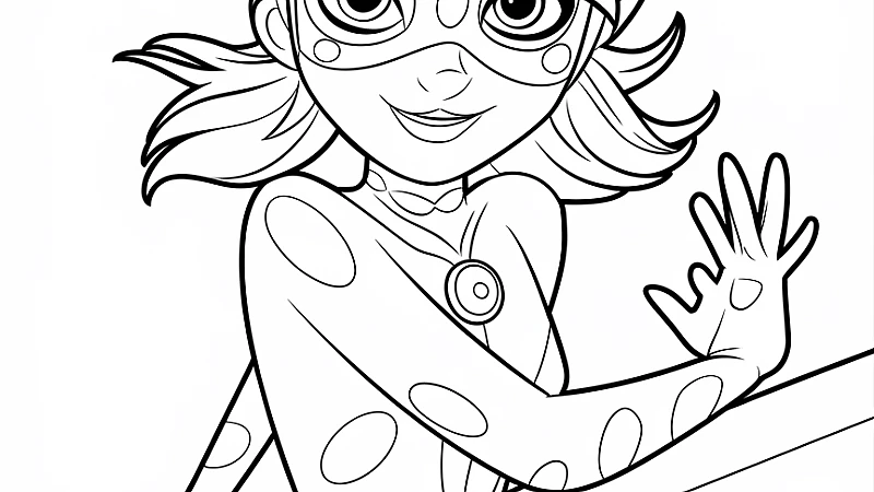 Discover the World of Cat Noir Coloring Pages
