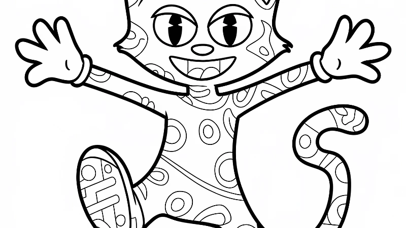Explore the Fun and Creativity of Pete the Cat Coloring Page